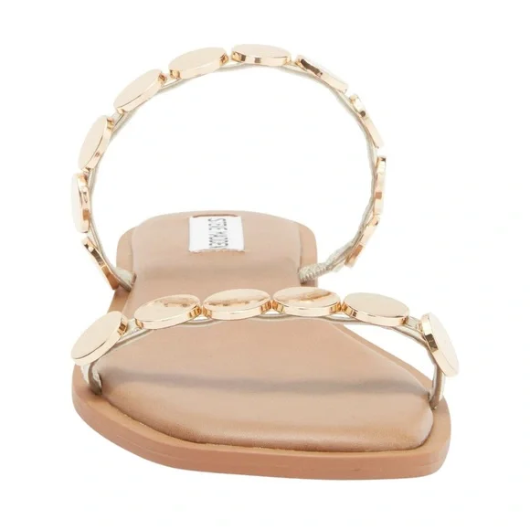 Steve Madden Ariele Studded Slide Women’s Sandal Gold, Brand New - Picture 4 of 11